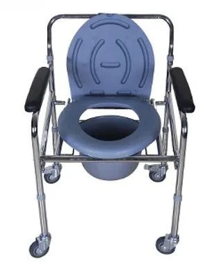 Foldable Commode Chair W/Wheel - Rainbow 5 (Karma)