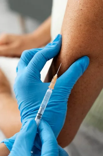 Injection visit at home