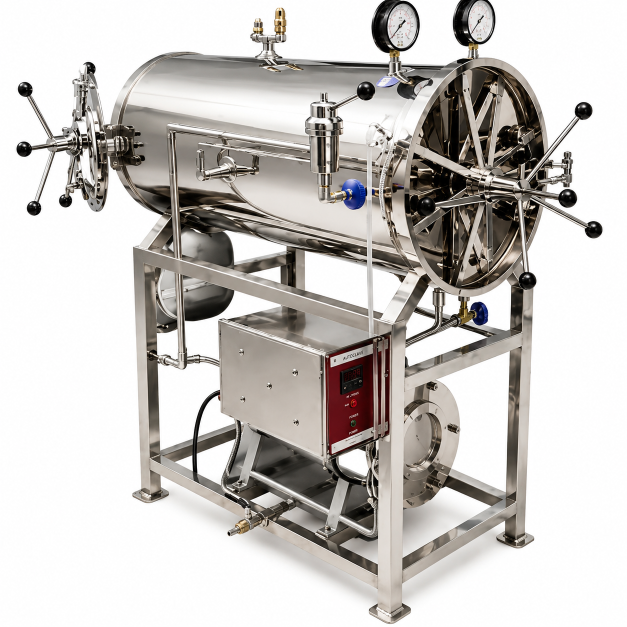 Cylindrical Horizontal Autoclave Machine For Hospitals