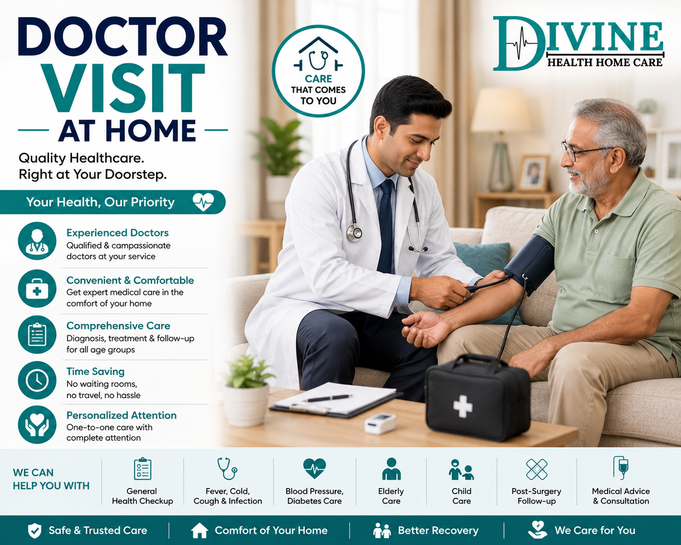 Doctor Visit at Home Service in Noida, Greater Noida & Delhi NCR