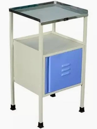 Hospital Bed Side Locker Plain