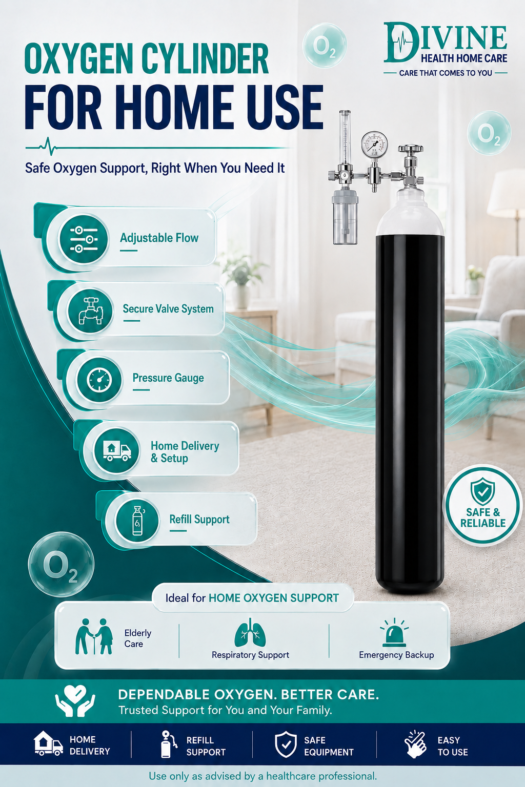 Oxygen Cylinder for Home Use
