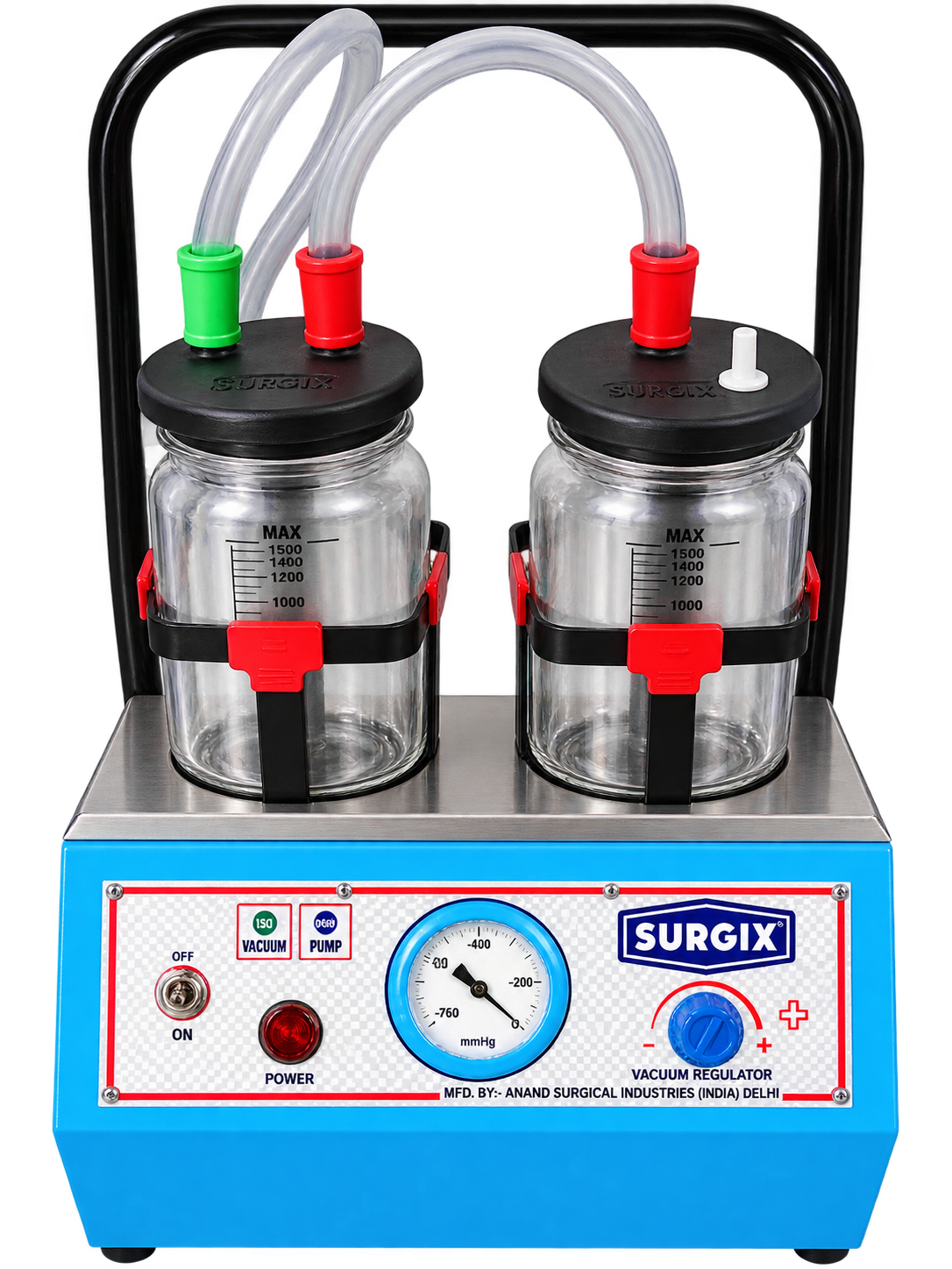 Suction Machine (Double Jar) - Surgix