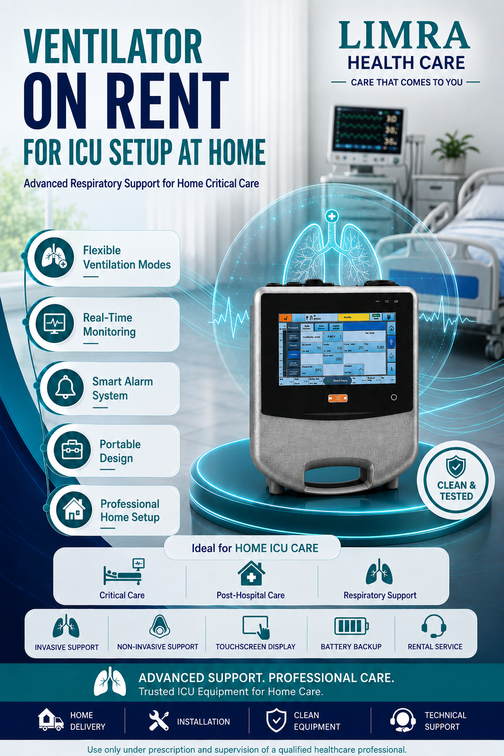 Ventilator on Rent for ICU Setup at Home - Healthcare Blog by Divine Health Home Care