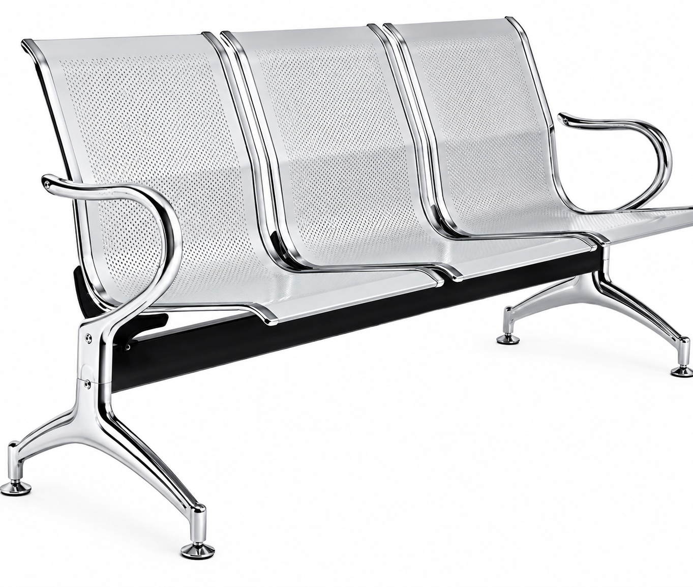 3-Seat Reception Chair Waiting Room Chair Airport Bench on rent in Dadri, Greater Noida | Divine Health Home Care