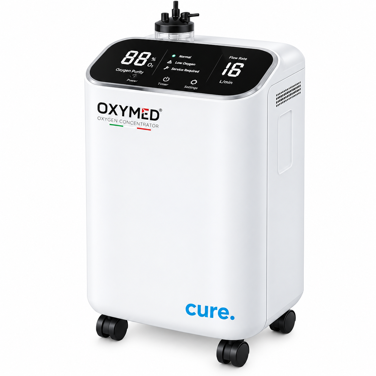 Buy Oxymed Cure 5 LPM Oxygen Concentrator (2026 Launch) - Best Online Price in Stellar Jeevan
